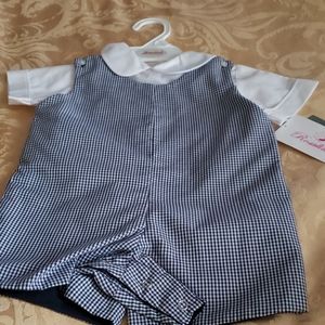 Boy's Sir John Blue & White